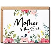 Mother Of The Bride Groom Father Of The Bride Groom Card - Meaningful Gift Cards - Wedding Card For Mum - Parents Wedding Card
