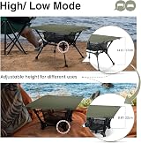 OneTigris Dipper Camping Table Lightweight Folding Table with Mesh Storage 66lb view 5