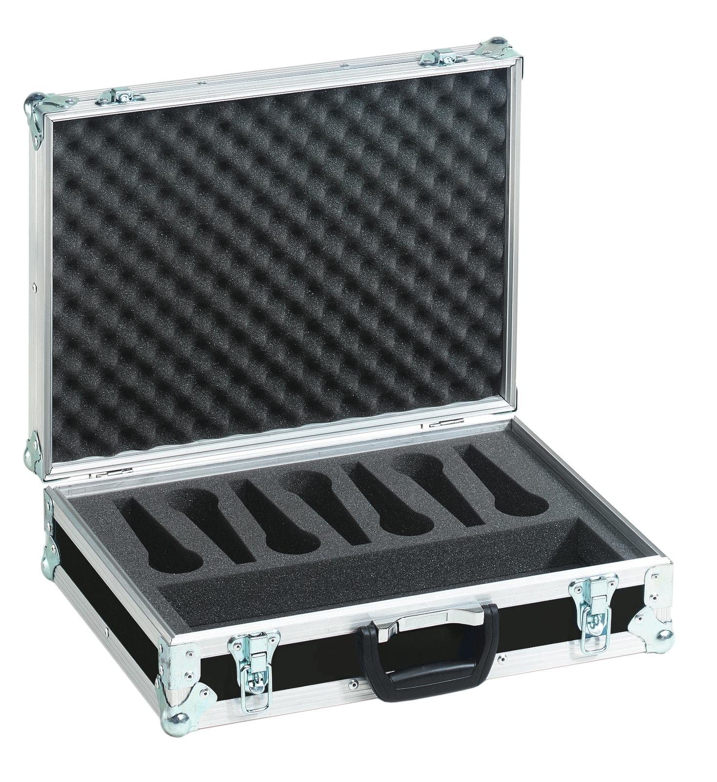 Roadinger 30109900 Road Case für 7 mic Black