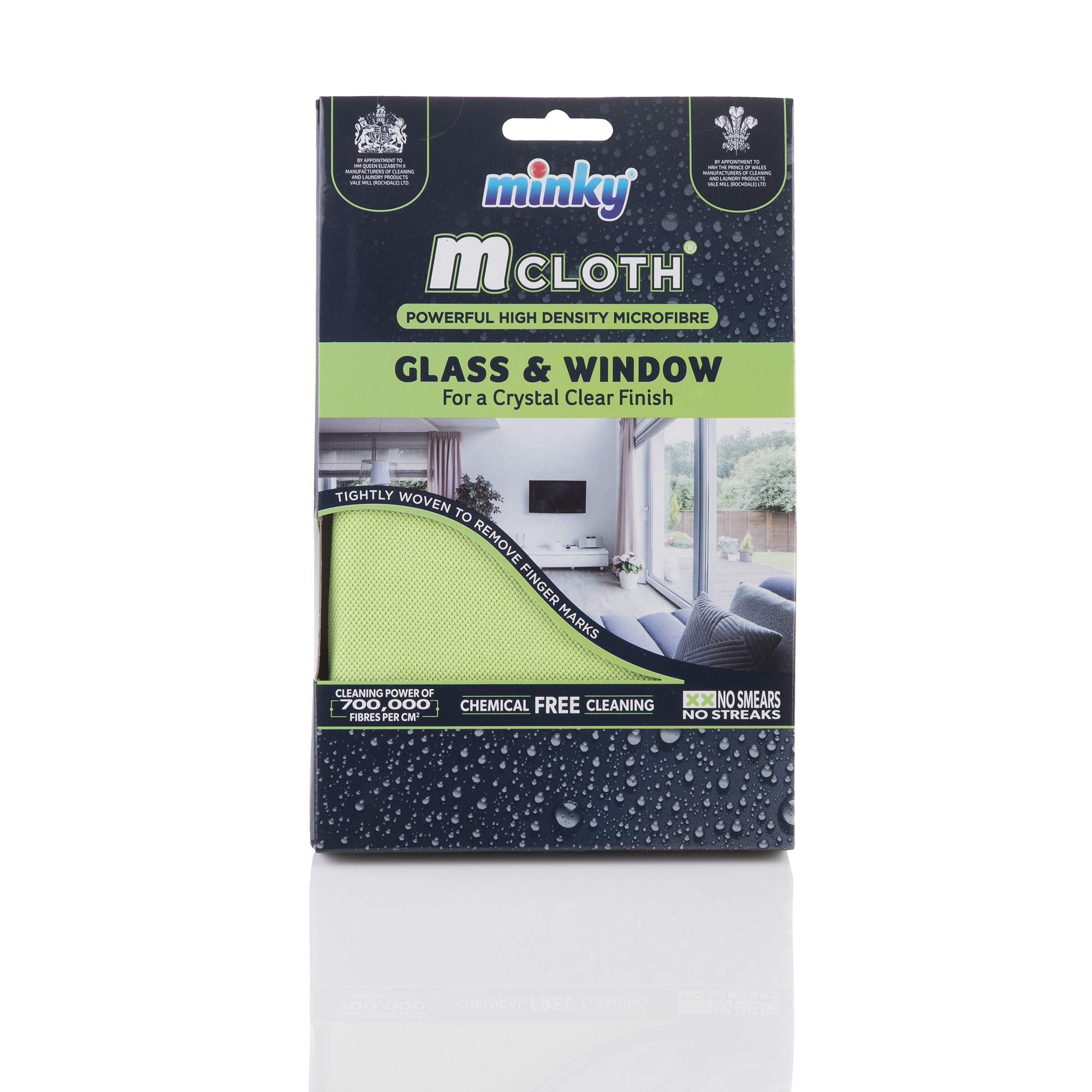 Minky Homecare M Cloth Glass & Window, Green