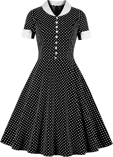 button up dress vintage