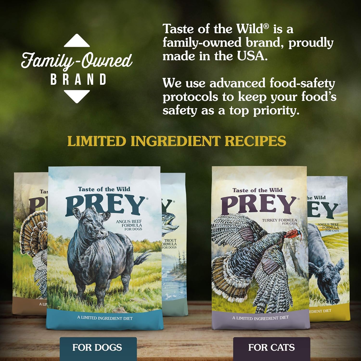 taste of the wild prey angus beef cat food