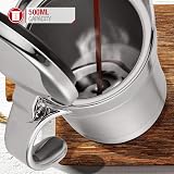 Netta Gravy Boat 500ml Stainless Steel Double Wall Insulated with Lid view 4