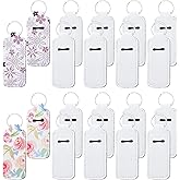 APLZGMG 20 Pcs Sublimation Blanks Lip Gloss Keychain Holder, Portable Lipstick Keychain Holder, Protective Lip Balm Holders Keychains for Women DIY Key Ring Travel Supplies