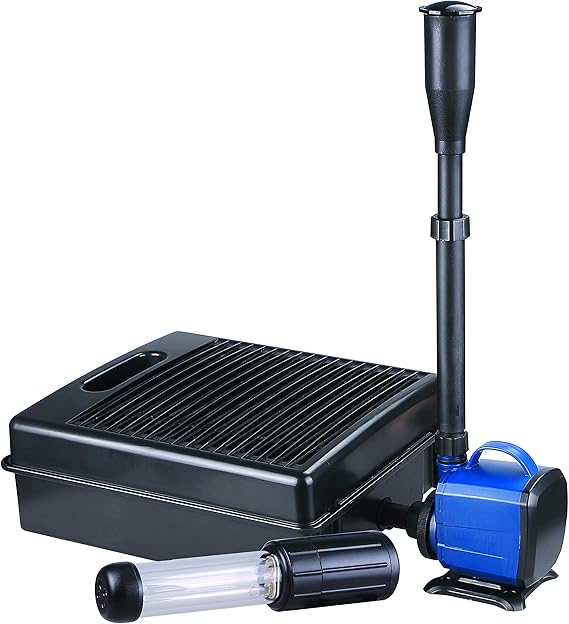 XiLONG Small Pond Pump with Filter UV Light Pump for Ponds Water Filter
