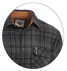 Gioberti Men's Brushed Flannel 100% Cotton Plaid