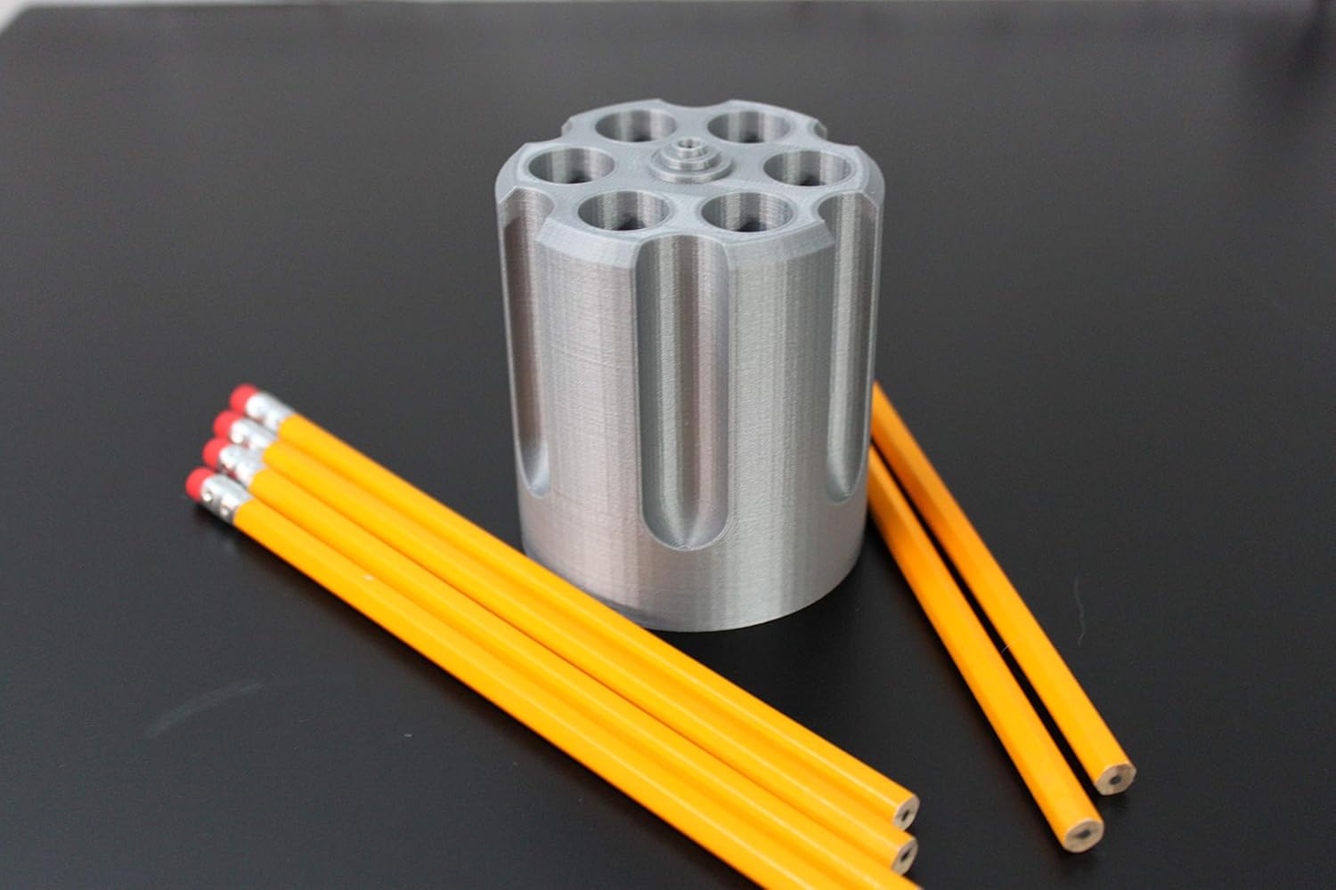 Revolver Gun Cylinder Pencil/Pen Holder Uniquely