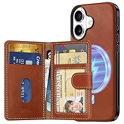 SHIELDON Genuine Leather Case for iPhone 16