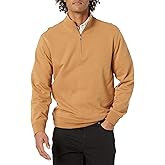 Amazon Essentials mens Lightweight French Terry Quarter-zip Mockneck Sweatshirt