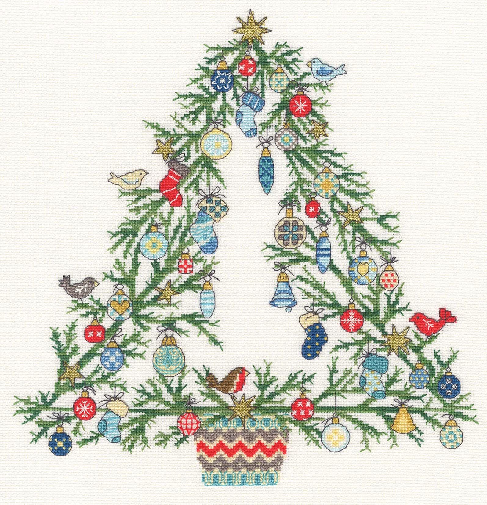 Bothy Threads Counted Cross Stitch Kit - Tree of Joy