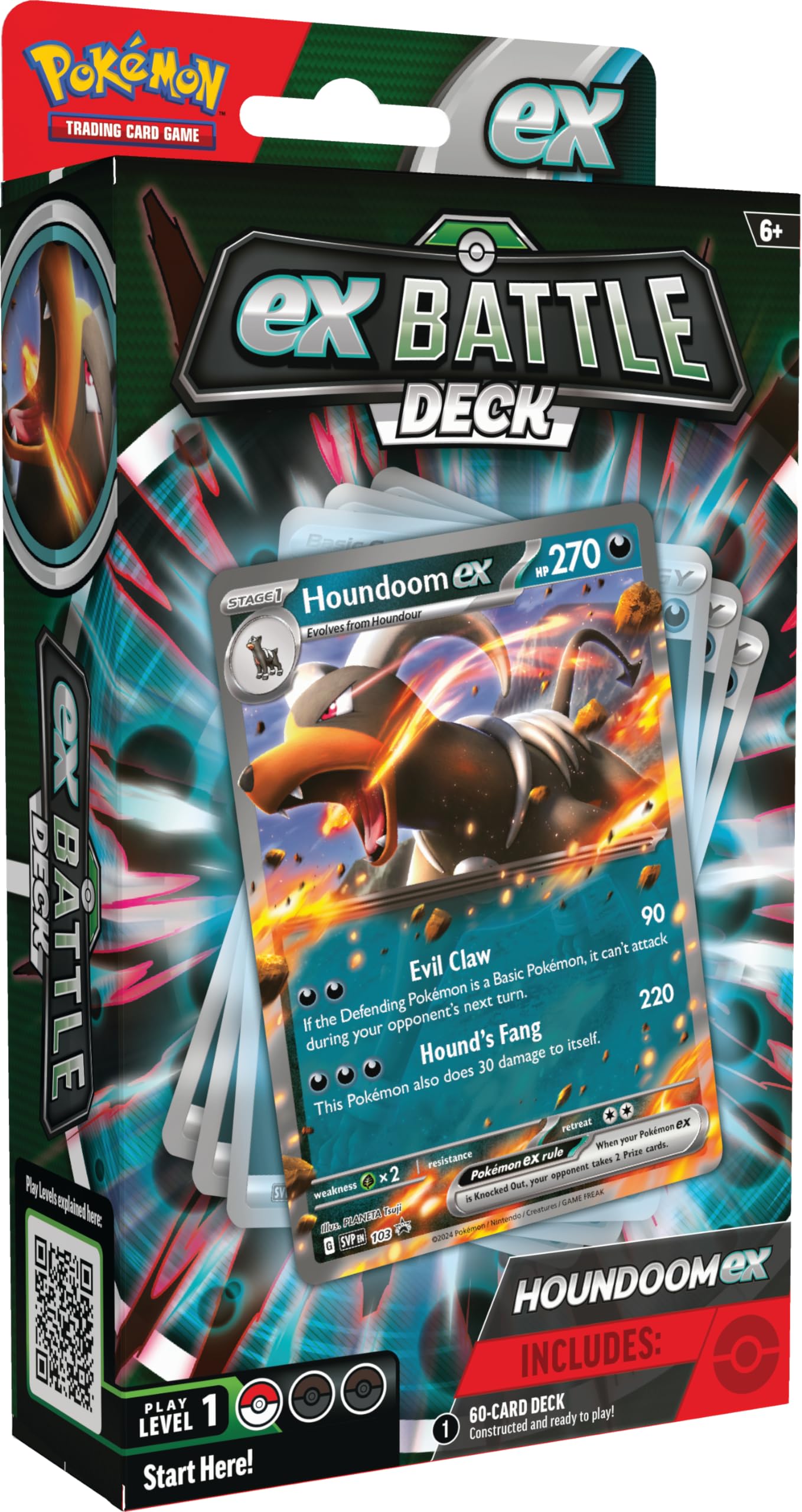 Pokémon TCG: Houndoom ex Battle Deck (Ready-to-Play 60-Card Deck)