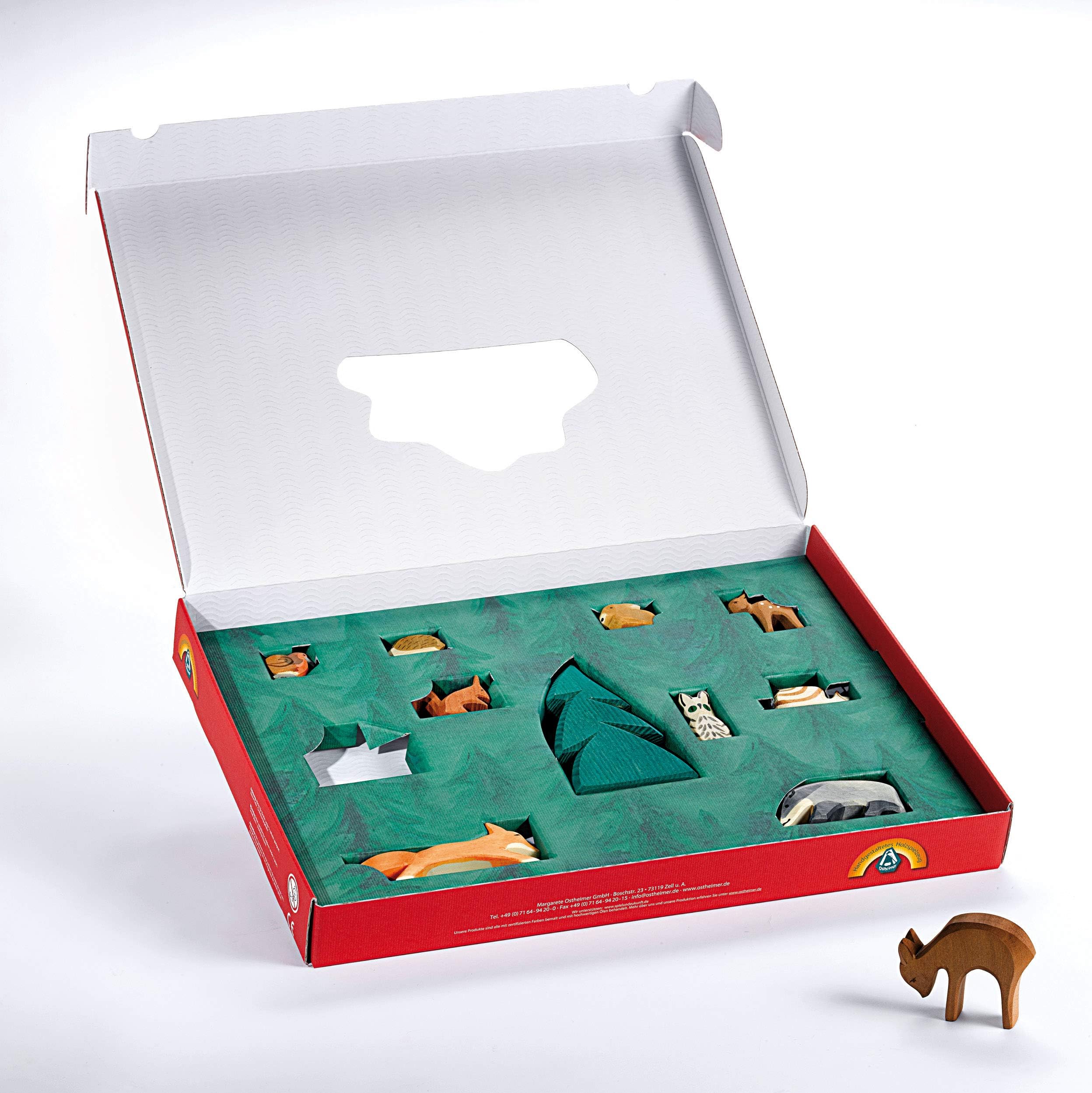 Ostheimer 60304 - Forest Set with Diorama (12 pieces)