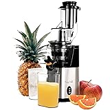 Megachef Pro Stainless Steel Slow Juicer, Chrome