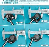 DURATECH 11in Basin Wrench Adjustable Jaw 3/8 to 1-1/4 Inch view 7