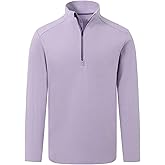 M MAELREG Quarter Zip Pullover Men Stretch Performance Mock Neck Moisture Wicking Golf 1/4 Zip Pullover Mens Sweatshirt