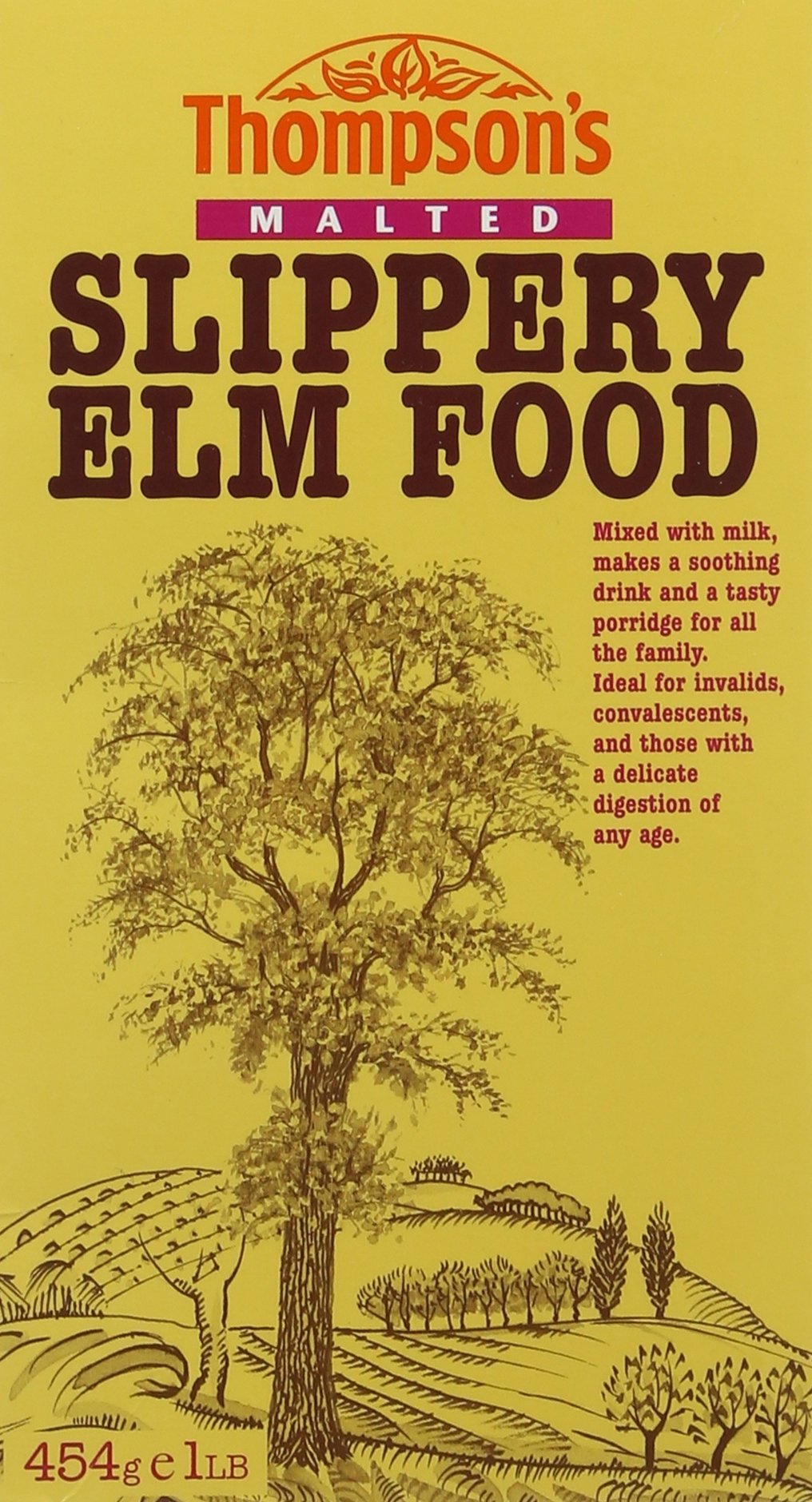 Thompson's Slippery Elm Malted Food 454 g (Pack of 2)