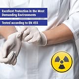 Meditrade Nitrile 3000 White Exam Gloves Size Small 100pcs Powder Free view 6