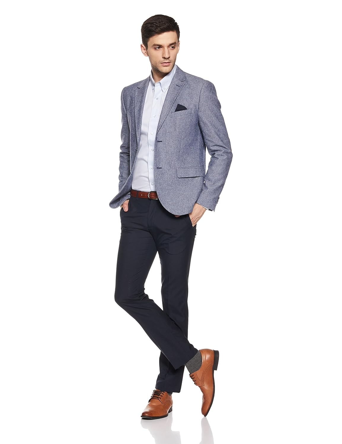 arrow new york men's pleat-front formal trousers