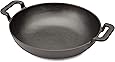 Cuisinart CCW-800, Pre-seasoned Cast Iron Grilling Wok, 10"