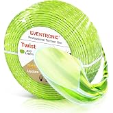 Weed Eater String 0.095 Inch 200FT Twist Nylon Weed Wacker String | Heavy Duty Sring Trimmer Line, Universal Replacement Premium Nylon Weed Trimmer Line Fits Medium, Heavy Grass, Weeds