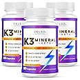 (3 Pack) K3 Mineral Weight Loss Pills for Women and Men, K3 Mineral Pills - K3 Salt Mineral, Vitamin + K3 Capsules Supplement for Keto Weight Loss - 3 Months Supply