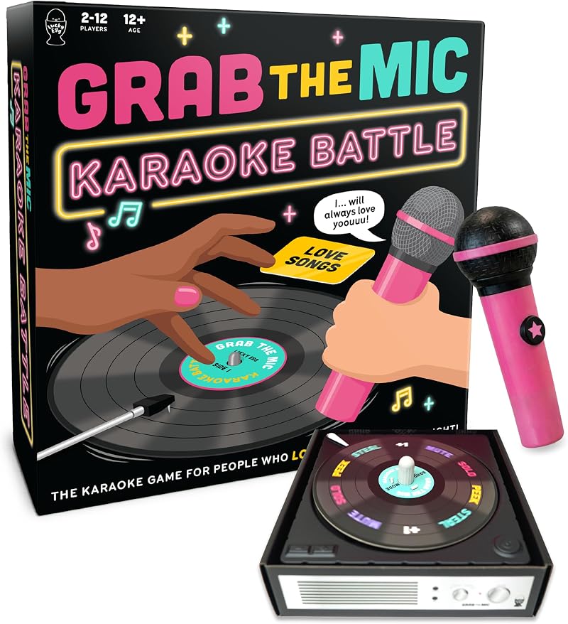 Lucky Egg Grab The Mic Karaoke Battle Game – Fast-Paced Singing Party Game