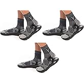 3 Pairs V-Toe Wool Flip-Flop Big Toe Tabi Socks Shoe Size: Men 8.5-10.5 Women 9-11.5