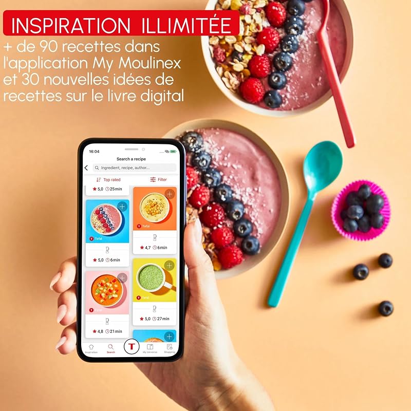- Blend Up Essential Mini Blender - 800W - 2gourdes 400mL et 700mL