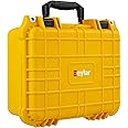 Eylar Protective Hard Case Water & Shock Proof w/Foam TSA Approved 13.37 inch 11.62 inch 6 inch Yellow