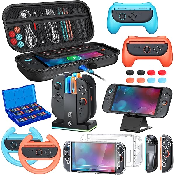 Amazon.com: Accessories Kit for Nintendo Switch Lite - YOOWA