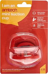 Amtech J1830 Mini Suction Cup 55mm Dial Quick Release Handle view 2