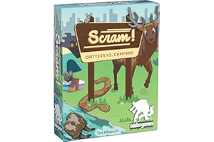 BEZIER GAMES Scram! - A Terrific Card Game for Fast-Paced Fun! Great Card Game for Kids and The Whole Family