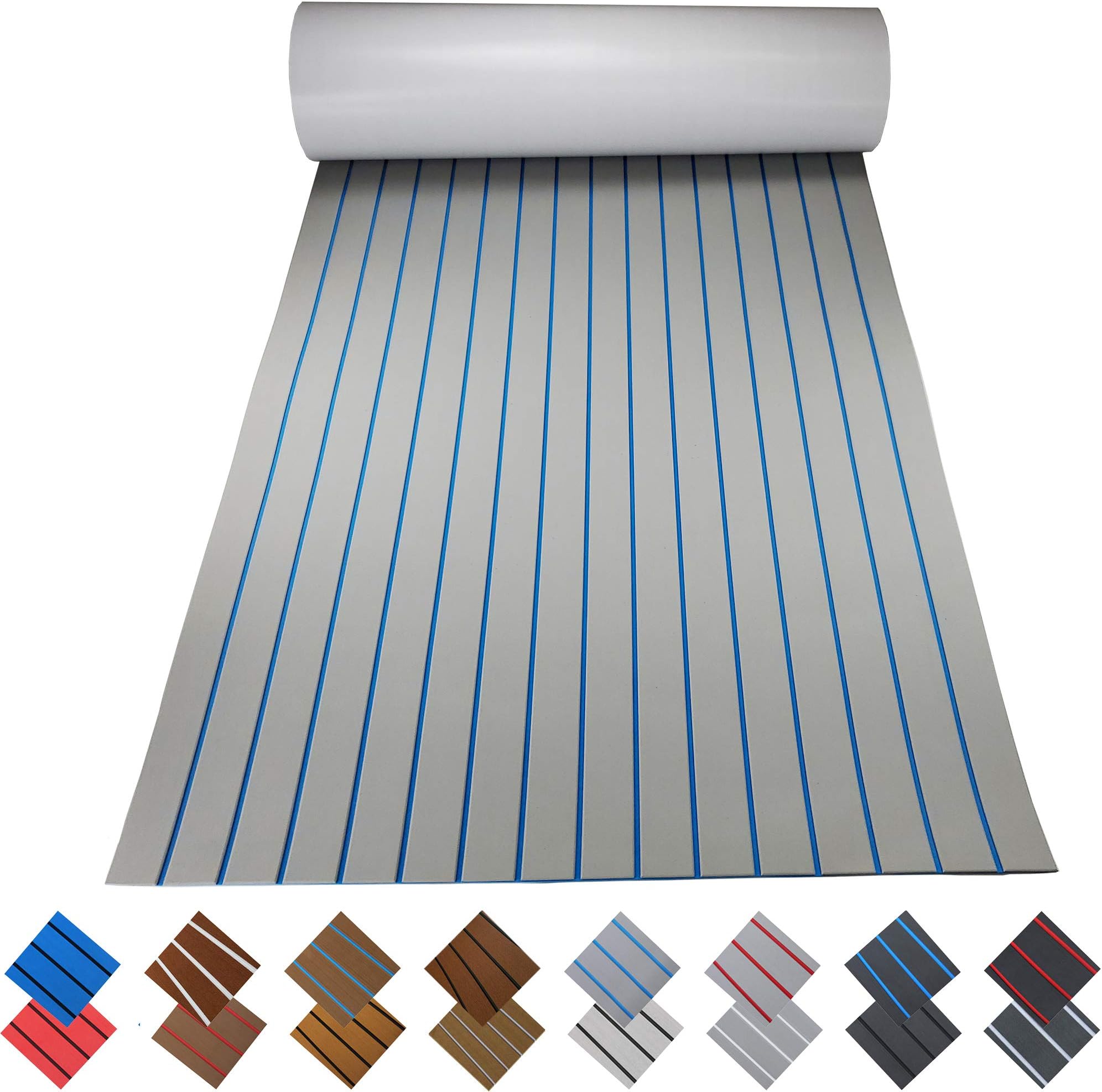 Haiping Line EVA Foam Faux Teak Latest Products Self Adhesive Non-Slip Boat Flooring Decking Pad Marine decking Decorative Mat