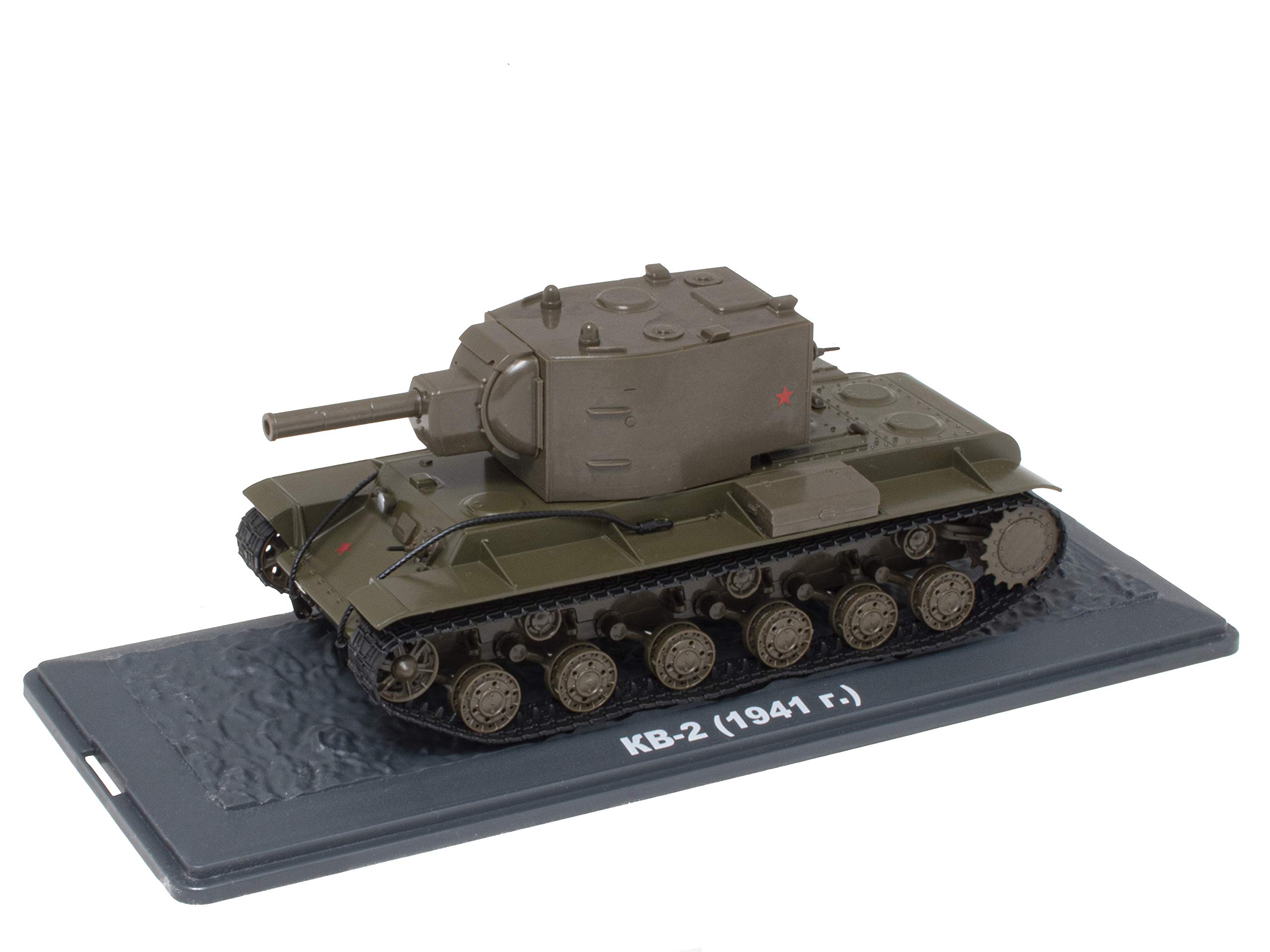 OPO 10 - KV-2 1941 Russian military tank vehicle 1/43 (TA05)