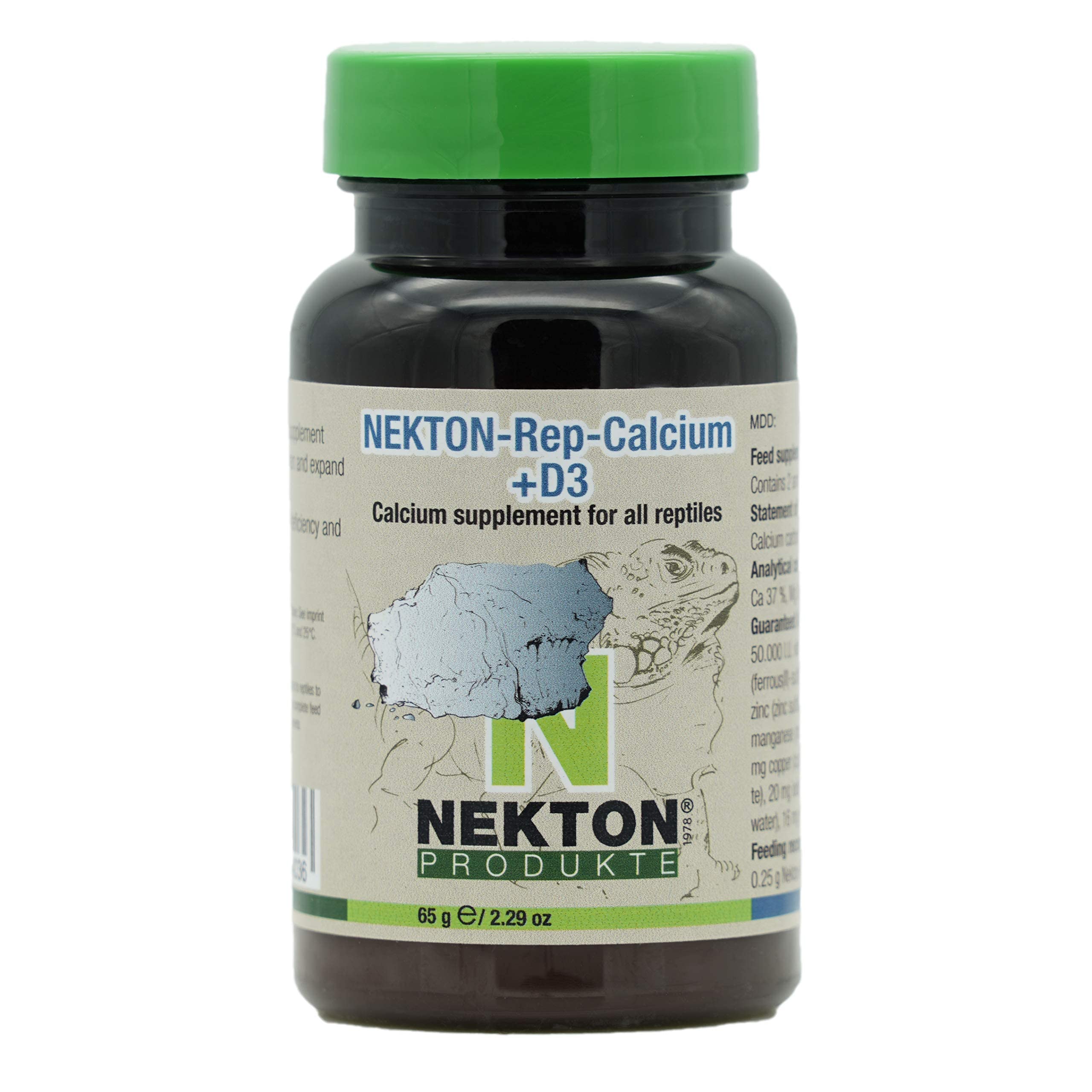 Nekton Rep-Calcium + D3, pack of 1 (1 x 65 g), 224075, M