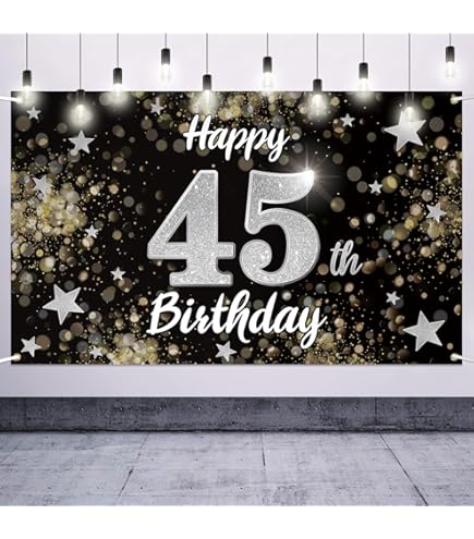 Compleanno 40 Anni Addobbi Happy 40th Anniversary Decoration Banner, 40th Wedding Anniversary Party Supplies Fabric Sign Poster, Sfondo Nero E Oro, Sfondo Fotografico, Segno Di Benvenuto, 150 Cm X 90 Cm Decorazioni