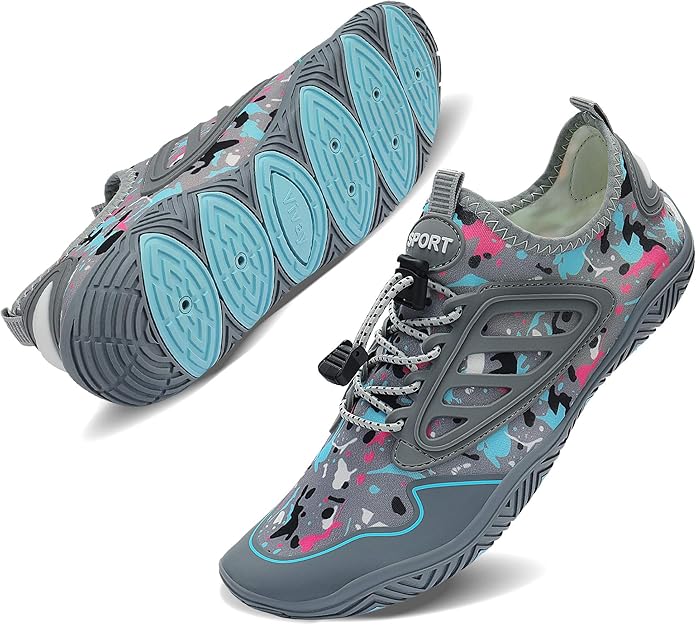 TIAMOU Swim Shoes Womens Aqua Socks Beach Water Shoes Barefoot Yoga