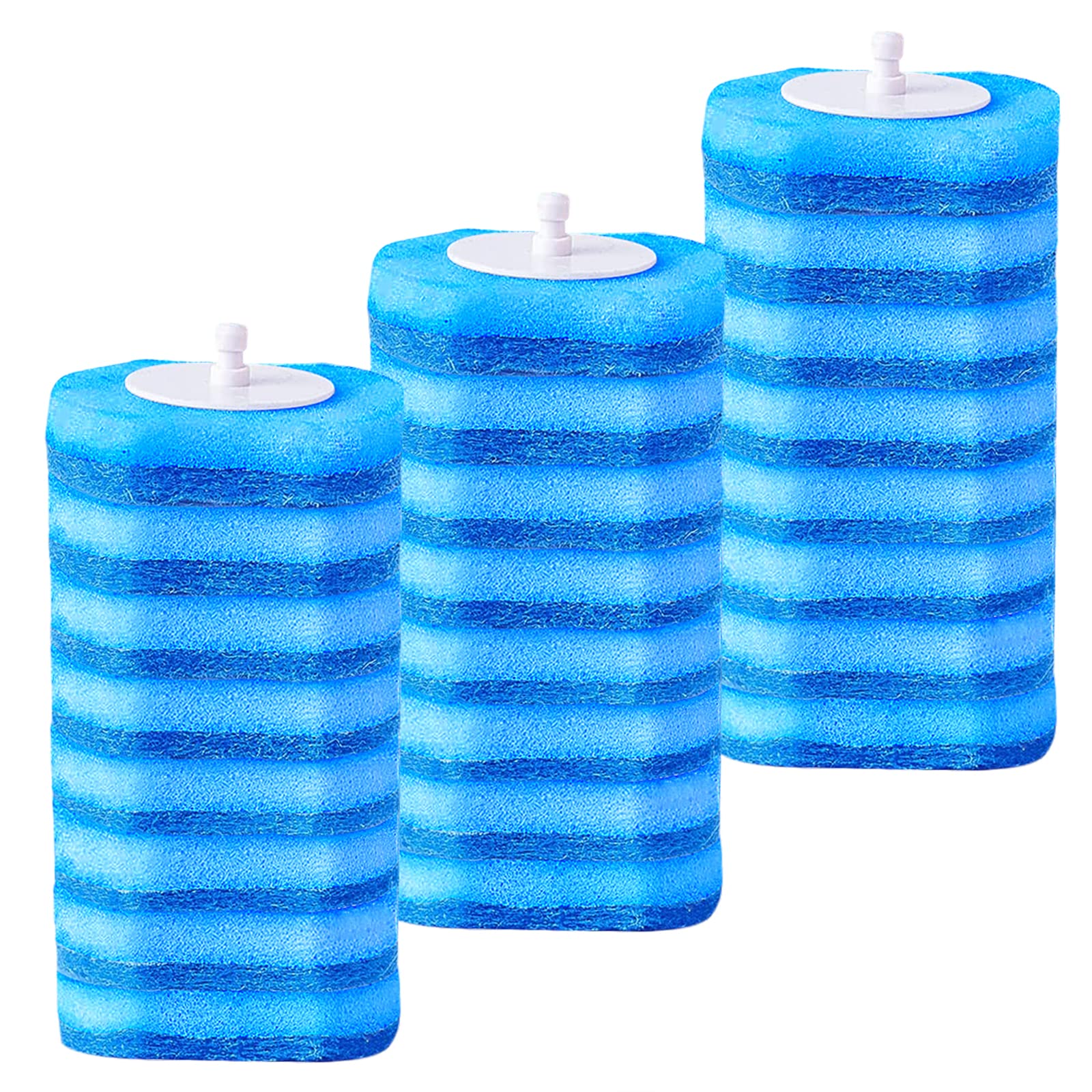 AnMelon Upgraded 24 PCS Disposable Toilet Brush Replacement Head, Toilet Wand Disposable Refill Heads, Disposable Replacement Head For Toilet wand. (24 PCS Replacement Head) — image 1