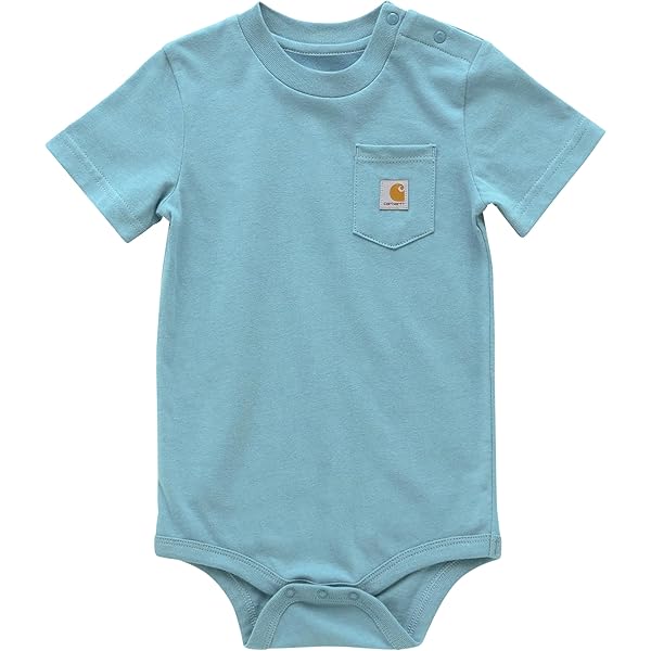 その他 Kids' Long-Sleeve Pocket Bodysuit Amazon.com: Carhartt Baby Long-Sleeve Pocket Bodysuit, Aruba