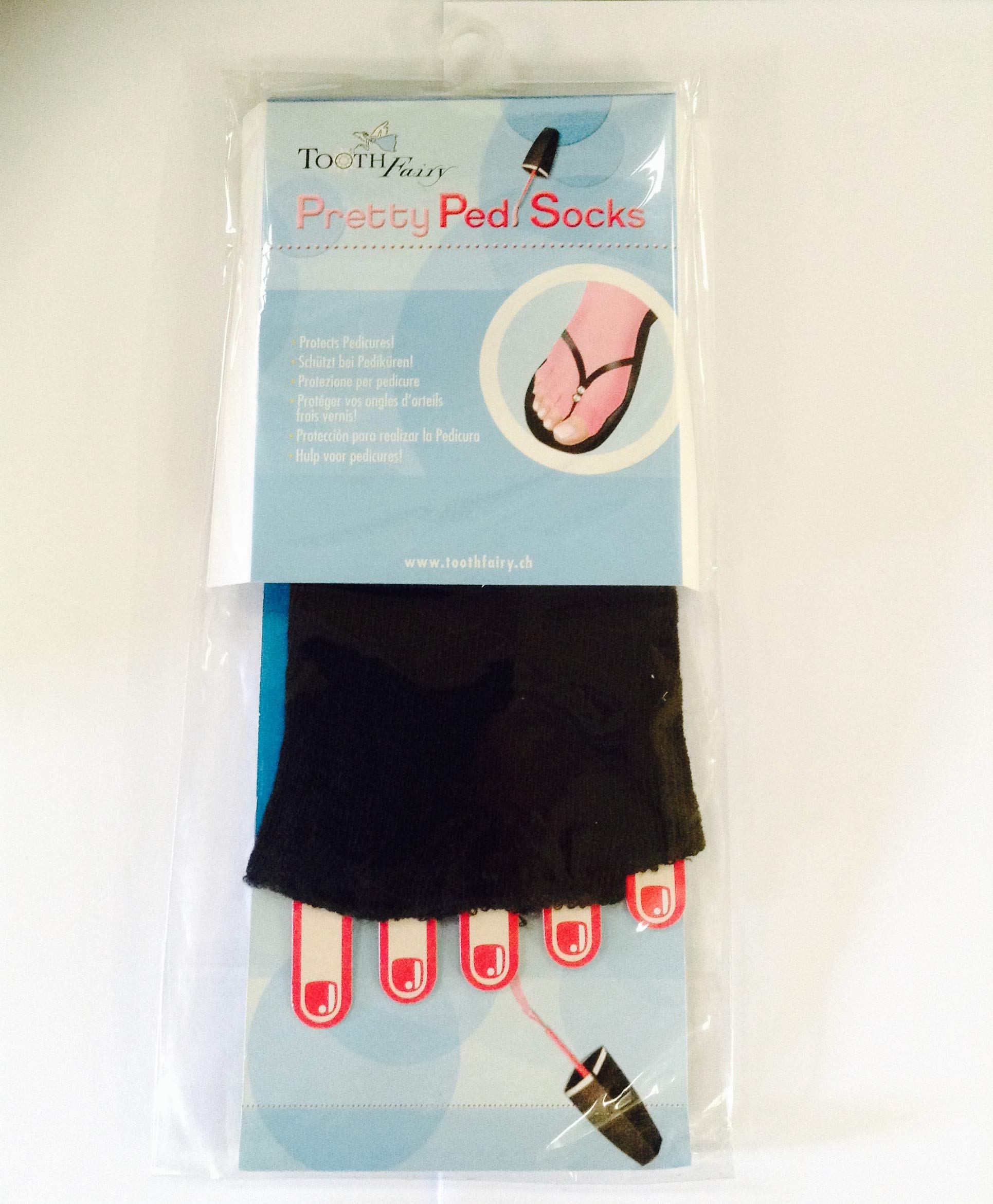 Pretty Pedi socks (One Size) (Black)