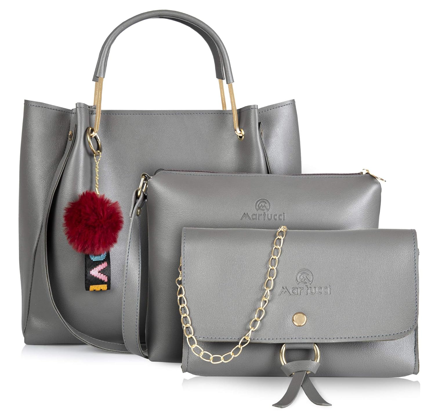 grey color bag