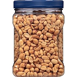 PLANTERS Dry Roasted Peanuts, 34.5 oz Resealable