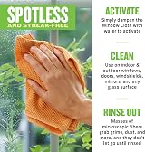E-Cloth Microfibre Window Cleaner Kit - Streak-Free Glass & Mirrors view 3