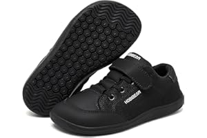 HOBIBEAR Kids Barefoot Shoes Wide Toe Box Zero Drop for Boys Girls Toddler Little Big Kid Walking Minimalist Sneaker