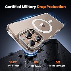 toushion 3 in 1 for iPhone 16 Pro Case Clear with