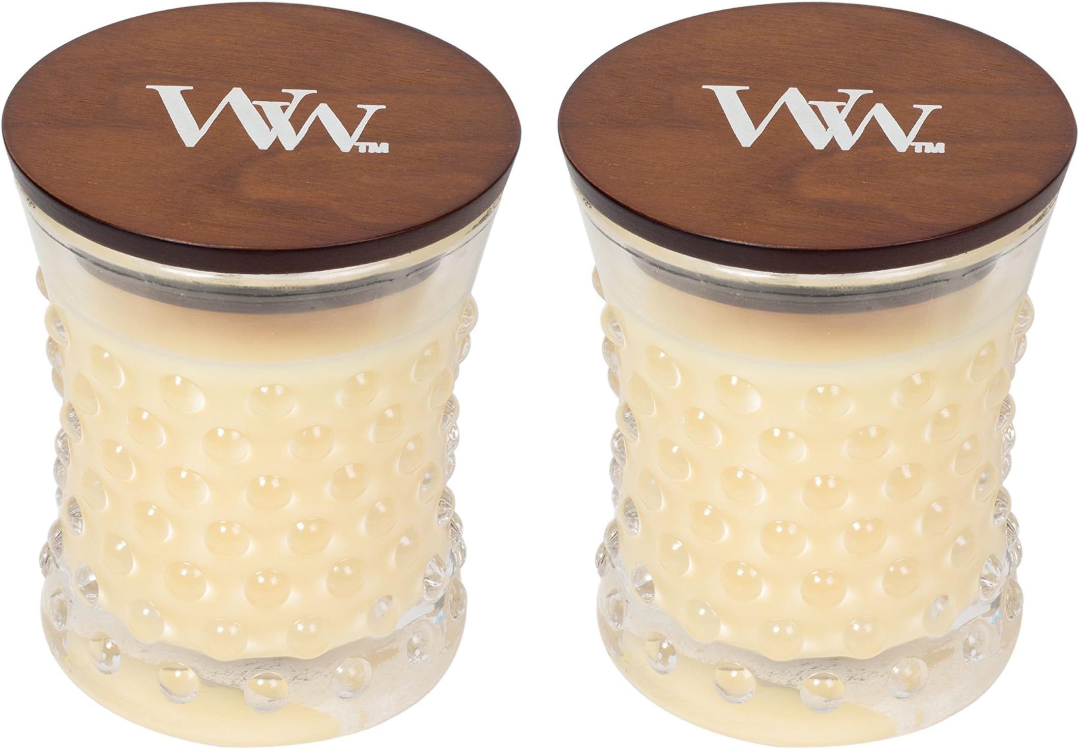 WOOCX 2pk Box Vintage Hobnail Bakery Cupcake, S