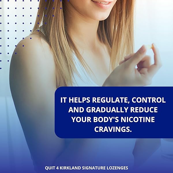 KIRKLAND SIGNATURE QUIT LOZENGES 4MG, 270 PIECES