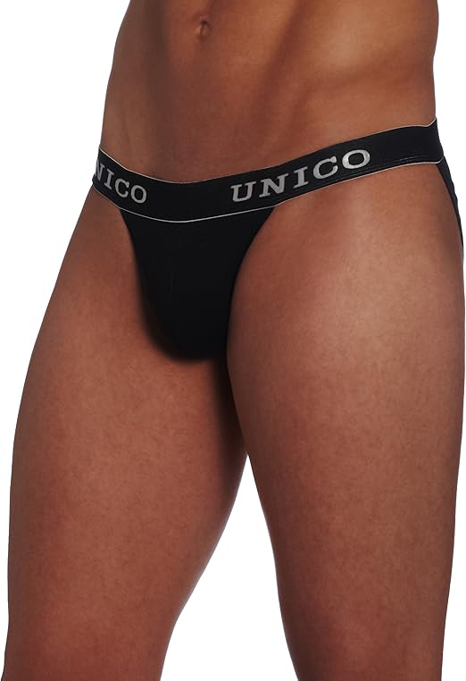 Unico Tanga Slip/Brief Intenso Sousvtement Homme, Noir, XLarge