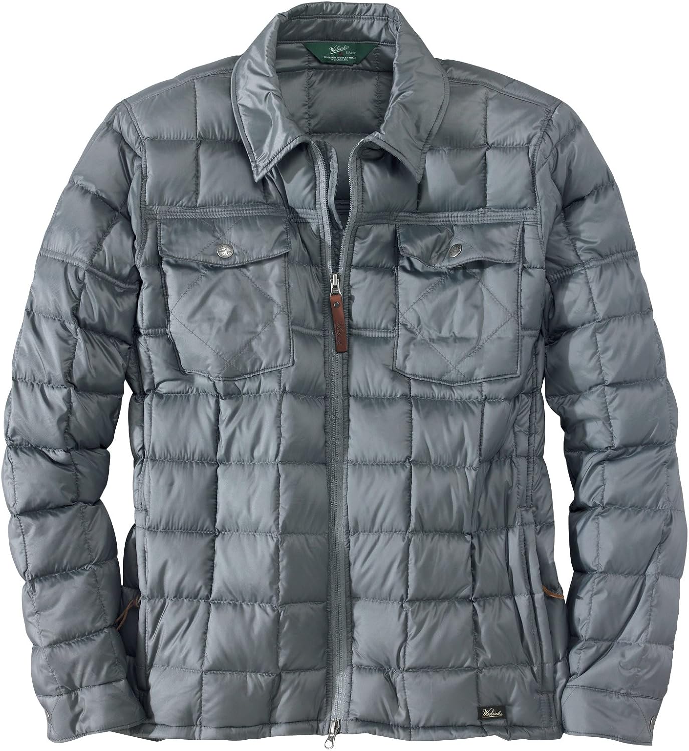 Woolrich Men's Exposure Shirt Jacket, Pumice, Medium at Amazon Men’s