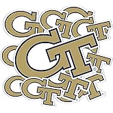 Desert Cactus Georgia Tech Sticker Yellow Jackets GT Institute of Technology Vinyl Decals Laptop Water Bottle Car Scrapbook T3 (Type 3-1)
